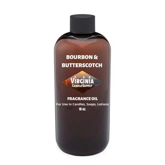 Bourbon & Butterscotch Fragrance Oil (Our Version of the Brand Name) (16 oz Bottle) for Candle Making, Soap Making, Tart Making, Room Sprays, Lotions, Car Fresheners, Slime, Bath Bombs, Warmers&hellip; {1}