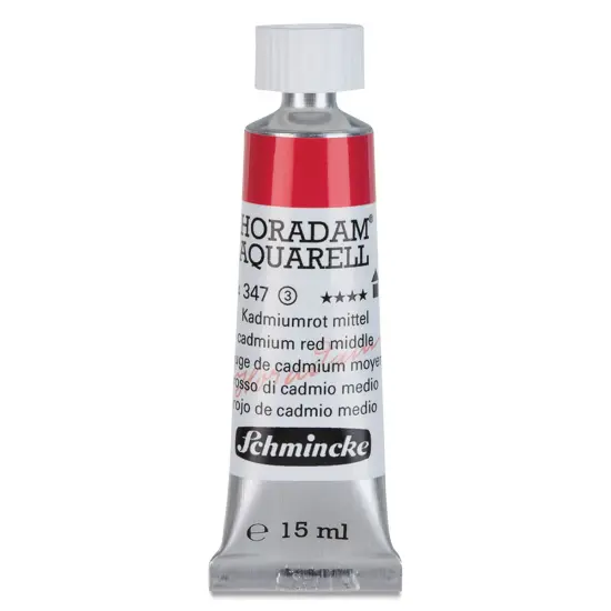 Schmincke Horadam Aquarell Artist Watercolor - Cadmium Red Medium, 15 ml tube {1}