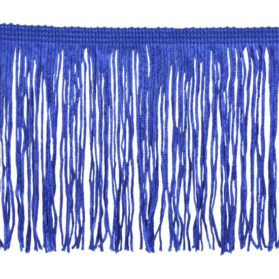 Belagio Chainette Fringe, 4" Wide, 10-Yard Bolt, Royal Blue {1}