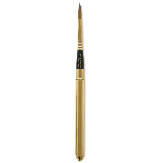Escoda Reserva Kolinsky-Tajmyr Sable Brush - Pocket Round, Short Handle, Size 8 {1}