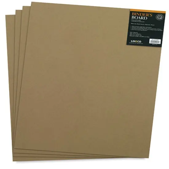 Lineco Acid-Free Binder's Board - 15" x 20-1/2", 80 pt, Pkg of 4 {1}