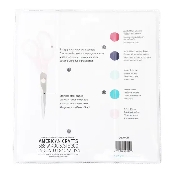 We R Memory Keepers - Scissors - Value Set - 5 Pack 60000397 By American Crafts {2}