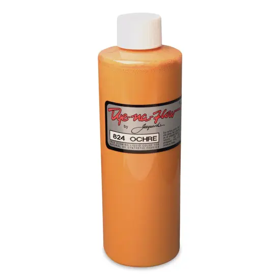 Jacquard Dye-Na-Flow Fabric Color - Ochre, 8 oz bottle {1}