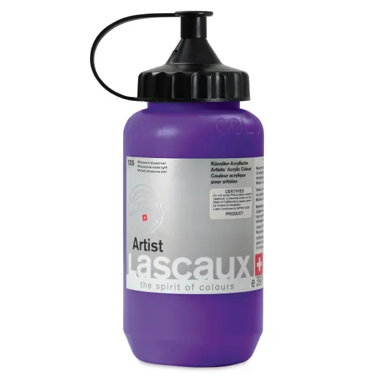Lascaux Artist Acrylics - Dioxazine Violet Light, 390 ml Tube {1}