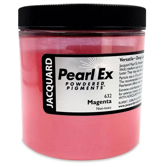 Jacquard Pearl-Ex Pigment - 4 oz, Magenta, Jar {1}