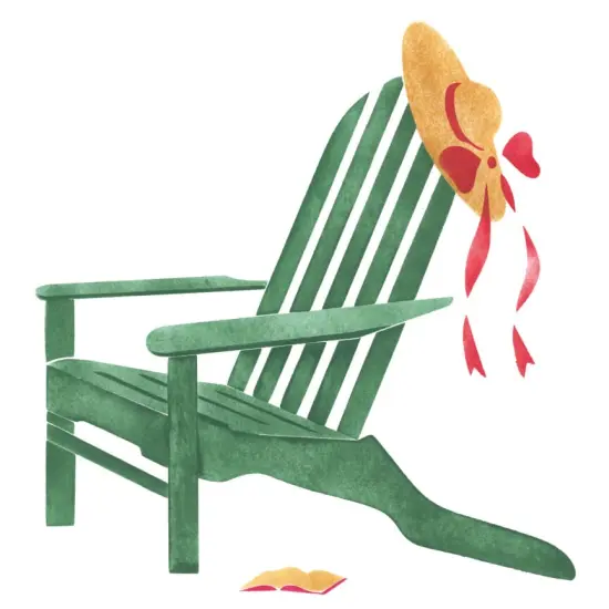 Small Adirondack Chair Wall Stencil | 596B by Designer Stencils | Outdoor Stencils | Reusable Art Craft Stencils for Painting on Walls, Canvas, Wood | Reusable Plastic Paint Stencil for Home Makeover | Easy to Use & Clean Art Stencil {1}