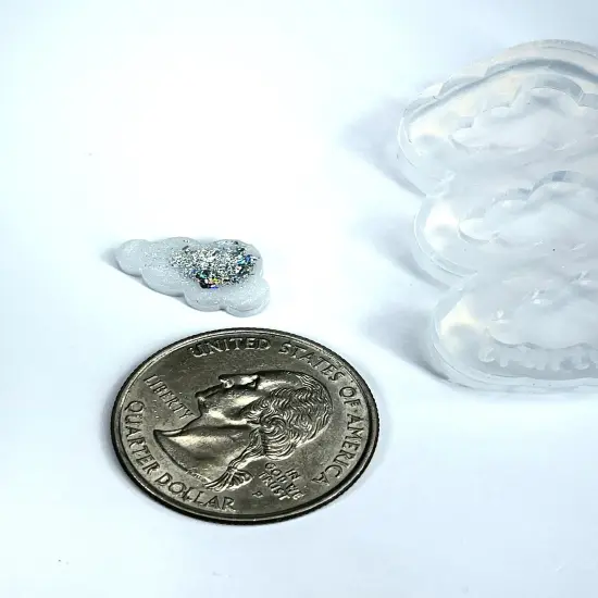 Cloud stud Silicone Mold style 2(B10) {2}