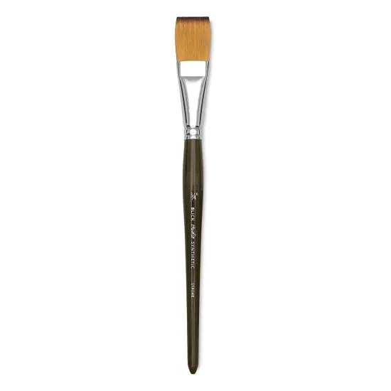 Blick Studio Short Handle Synthetic Brush - One-Stroke Wash, Short Handle, 3/4" {1}