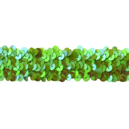 Belagio Stretch Sequin Trim, 1" Wide, 10-Yard Bolt, Mint {1}