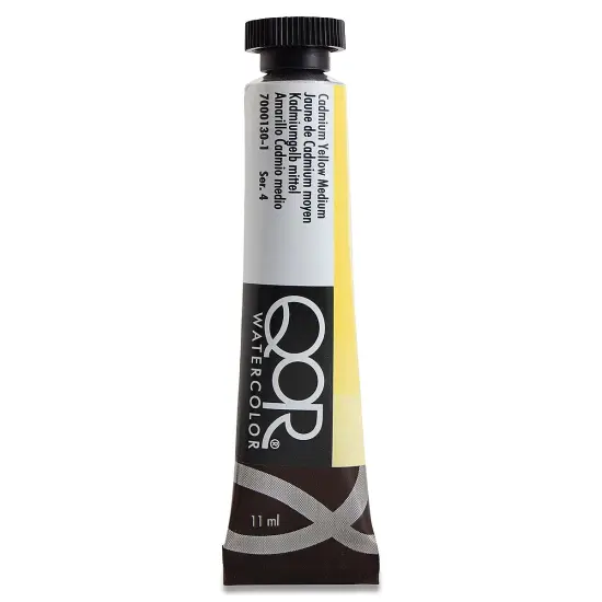 QoR Modern Watercolors - Cadmium Yellow Medium, 11 ml tube {2}