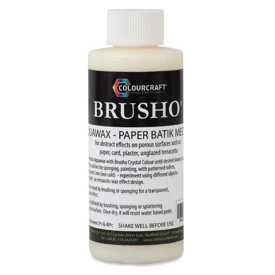 Brusho Aquawax Paper Batik Medium, 100 ml {1}