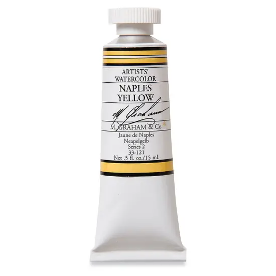 M. Graham Artists' Watercolor - Naples Yellow, 15 ml Tube {2}