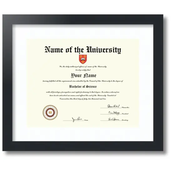 ArtToFrames Collage Photo Picture Frame with 1 - 11x14 inch Openings, Framed in Black with Over 62 Mat Color Options and Regular Glass (CSM-3926-726) {7}