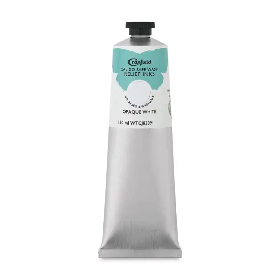 Cranfield Caligo Safe Wash Relief Ink - Opaque White, 150 ml {1}