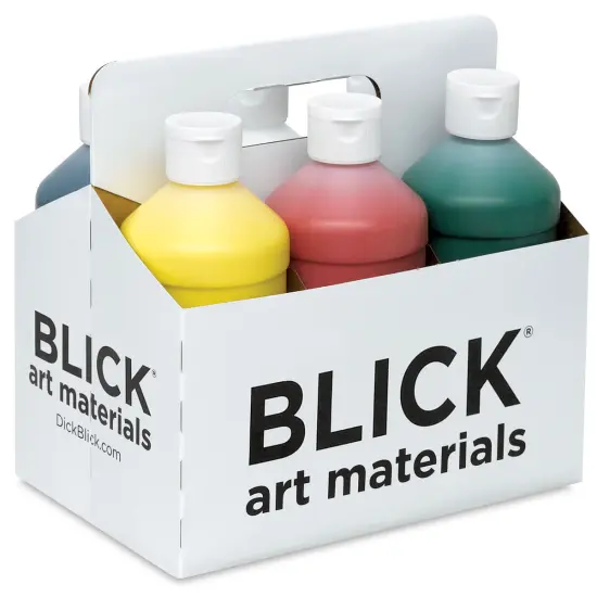 Blickrylic Student Acrylics - Set of 6, Basic Color, Pints {1}