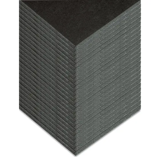 Blackcore Foam Board Pack - 24" x 36" x 3/16", Black, Pkg of 25 {1}