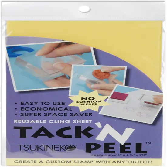Tack 'N Peel Reusable Cling Sheet-4"X6.5" {1}