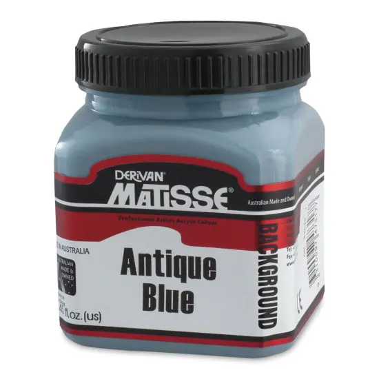 Matisse Background Colors Acrylic Paint - Antique Blue, 250 ml {1}