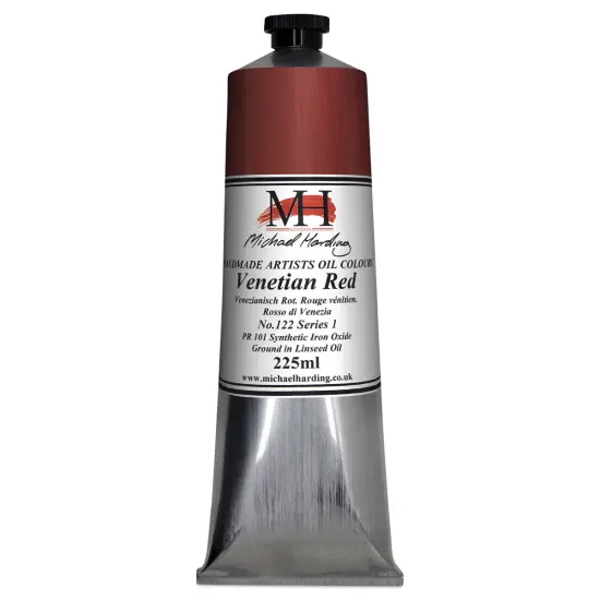 Michael Harding Artists Oil Color - Venetian Red, 225 ml tube {1}