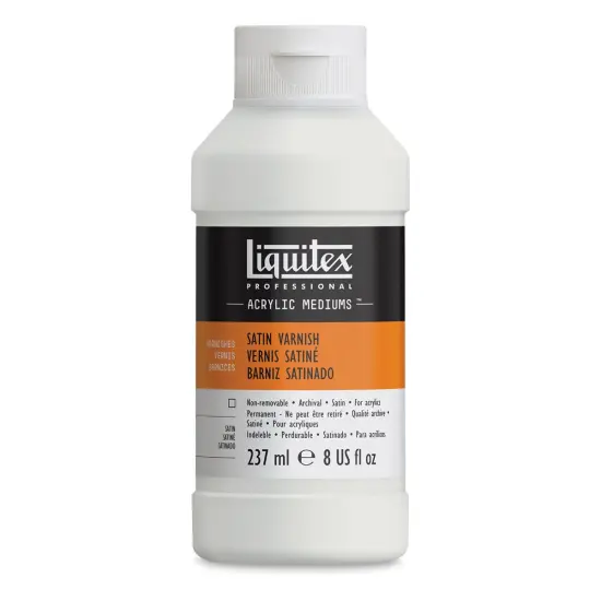 Liquitex Acrylic Varnish - Satin, 8 oz bottle {1}