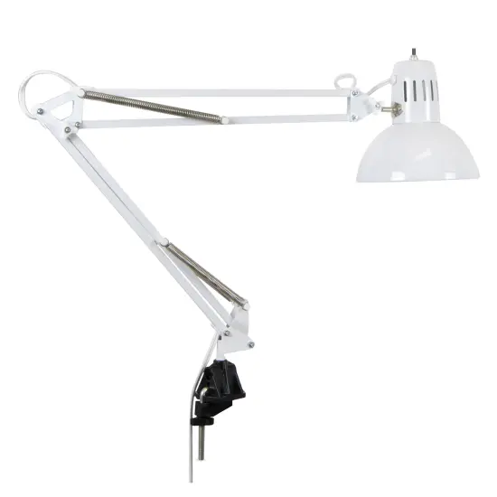 Studio Designs Swing Arm Lamp - White, Bulb included {2}