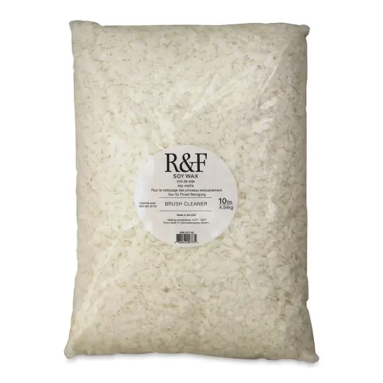 R&F Encaustic Medium - Soy Wax, 10 lb Bag {1}