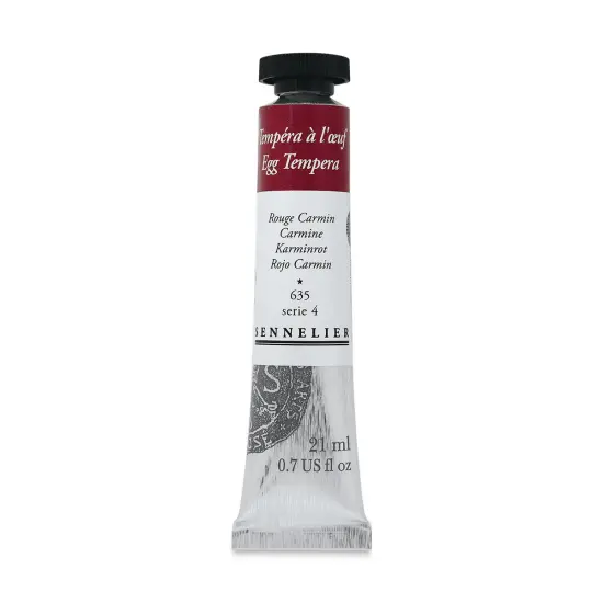 Sennelier Artists Egg Tempera - Carmine, 21 ml tube {1}