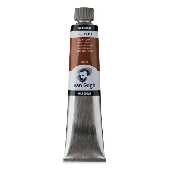 Van Gogh Oil Paint - Burnt Sienna, 200 ml tube {1}