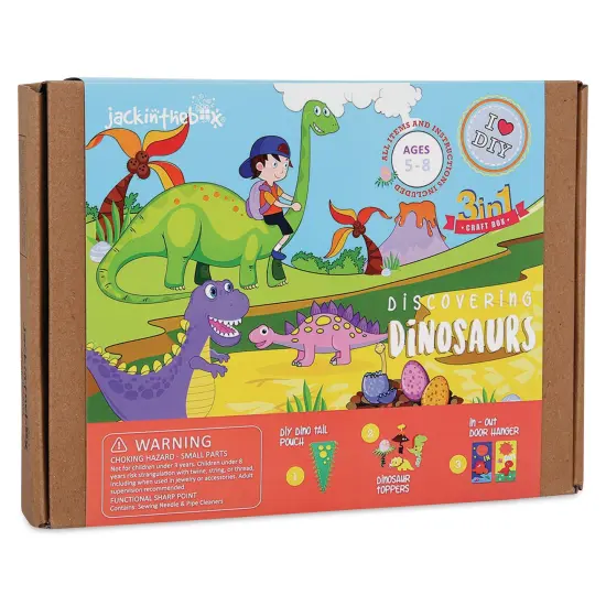 JackInTheBox 3-in-1 Activity Box Kit - Discovering Dinosaurs {1}