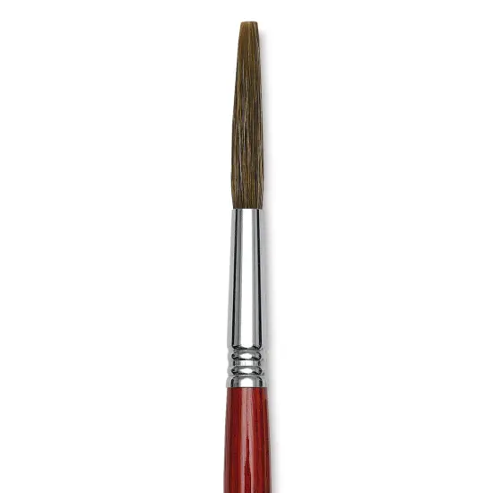 Escoda Light Ox Hair Long Highliner Brush - Round Square, Size 14 {1}