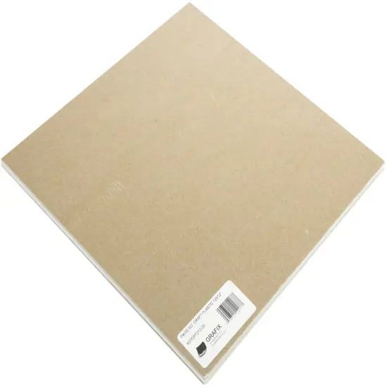 Grafix Craft Plastic Sheets 12"X12" 25/Pkg-Clear .007 {2}