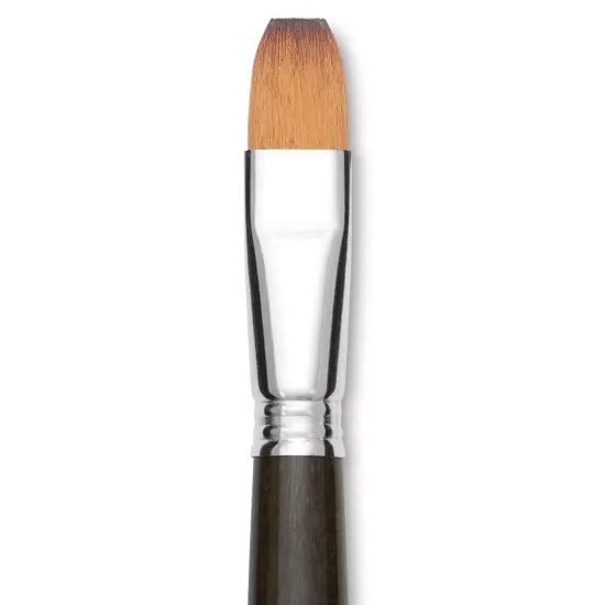 Escoda Prado Tame Synthetic Brush - Bright, Long Handle, Size 18 {1}