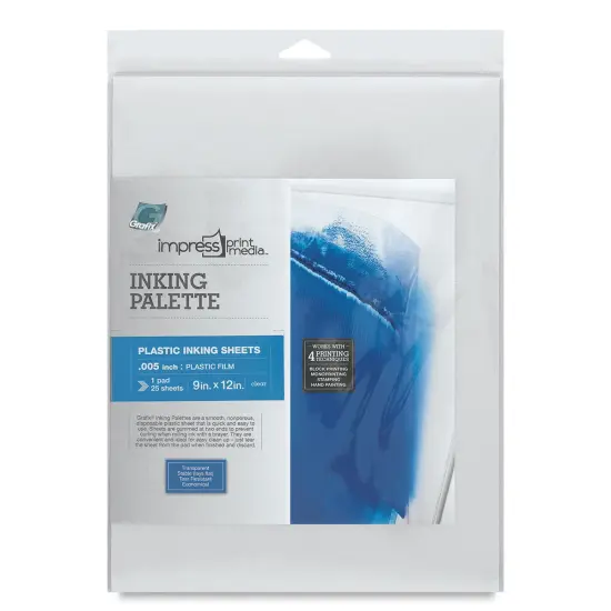 Grafix Impress Inking Palette - 9" x 12", Pkg of 25 sheets {2}