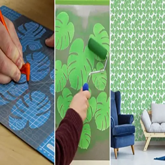 7 mil Blank Clear Stencil Making Sheet 12"x12" - 12 sheets | for Cricut, Silhouette, Gyro-Cut Tool, and Stencil Cutting Tools {4}