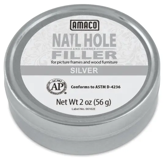 Amaco Nail Hole and Corner Filler - 2 oz, Silver {1}