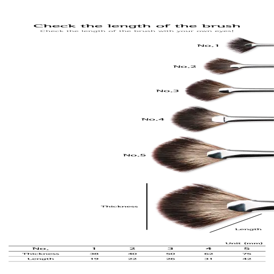 Herend Brush EF-2000 Fan Brush (Raccoon) {7}