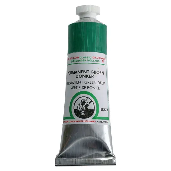 Old Holland Classic Oil Color - Permanent Green Deep, 40 ml tube {1}