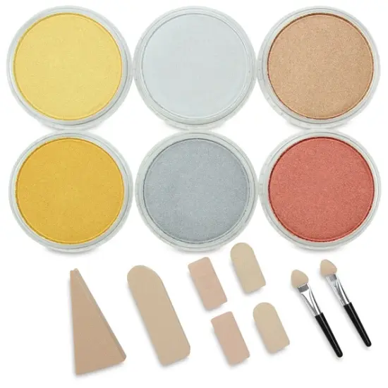 PanPastel Artists&rsquo; Painting Pastels Set - Metallics, Set of 6 {2}