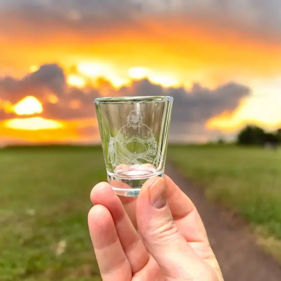 2oz Buddha Shot Glass {3}