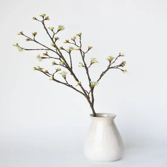 42" Faux Budding Blossom Branch Stem {4}