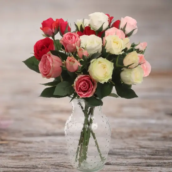 Artificial Silk Rose Spray - Lifelike Blooms, Elegant Floral D&eacute;cor, Perfect for Arrangements, Events & Home Displays - Ideal for All Seasons, Floral Home by Artificial Flowers {3}