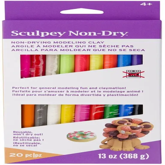 Sculpey EZ Shape Non-Hardening Modeling Clay 13oz 20/Pkg-Assorted {1}