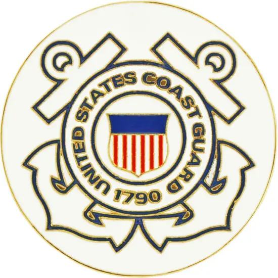 U.S. Coast Guard Logo Pin 1 1/2" {1}
