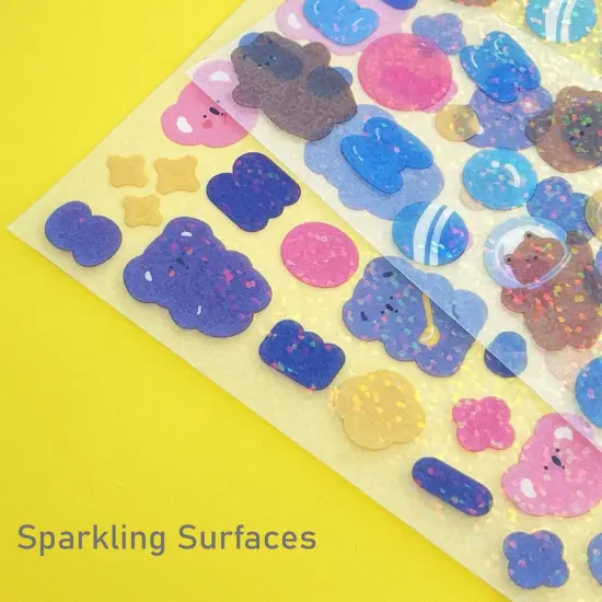 Wrapables Colorful Decorative Stickers for Scrapbooking, DIY Crafts, Stationery, Diary, Card Making 4, Bears, Penguins {5}