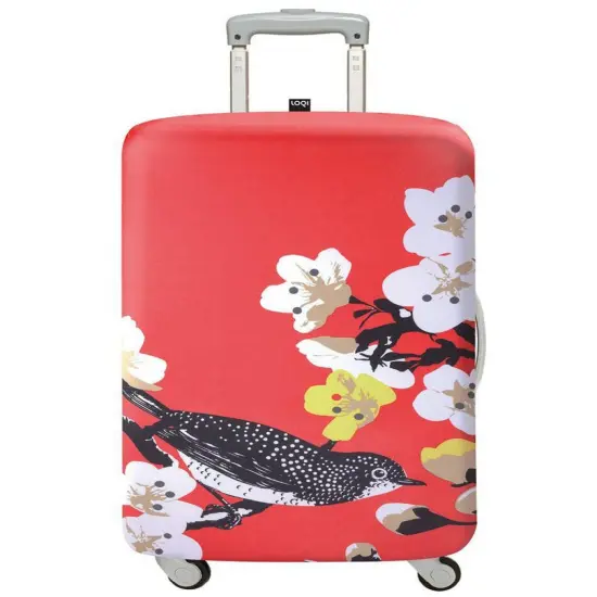 LOQI Prima Luggage Cover M, Cherry {1}