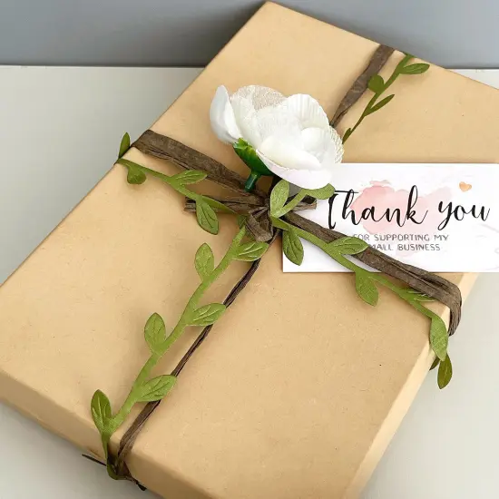 Wrapables Artificial Hanging Plants, Artificial Vines for Home & Party Decor, Wreaths, and DIY Arts & Crafts, 262 Feet, Green {4}