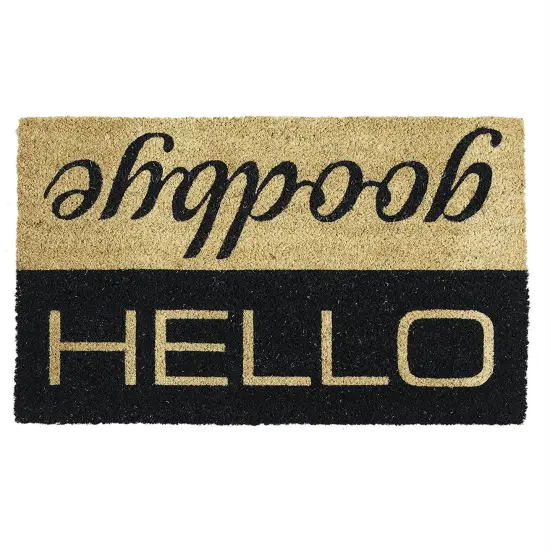 DII Hello/Goodbye Doormat {1}