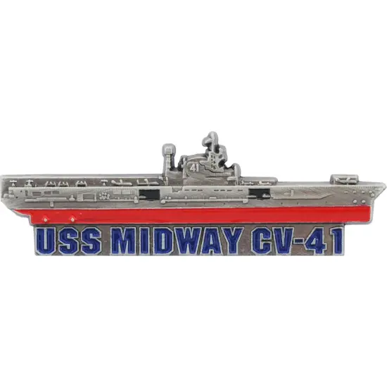 U.S. Navy Support Landing Craft Pin 2 3/8" {1}