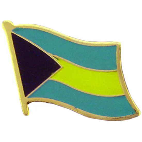 Bahamas Flag Pin 1" {1}