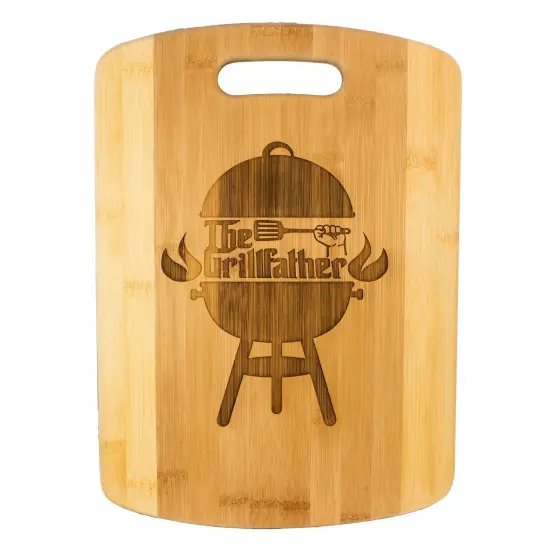 The Grillfather Cutting Board 14''x9.5''x.5'' Bamboo {1}